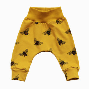 Mustard bee harem leggings
