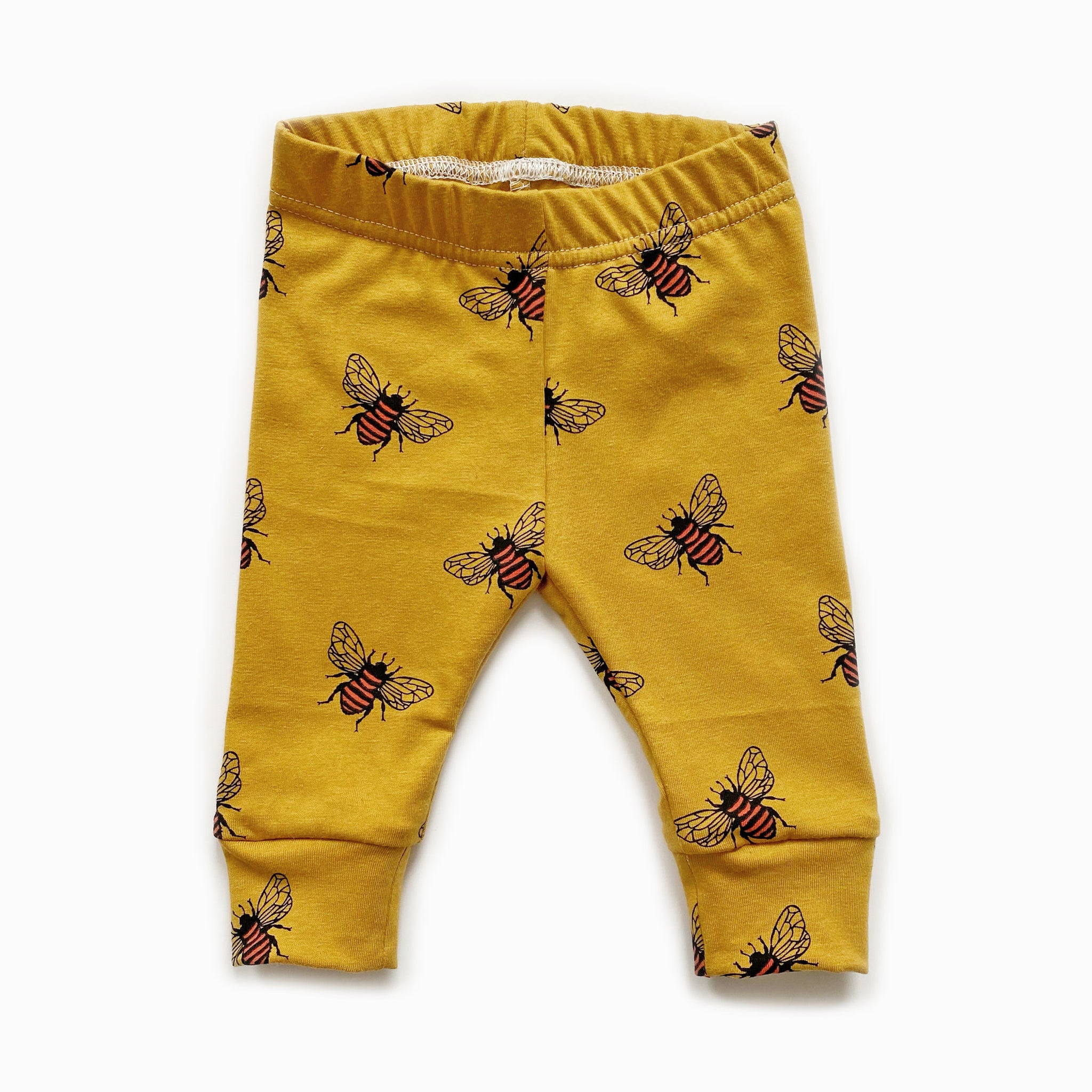 Mustard bee slim fit leggings