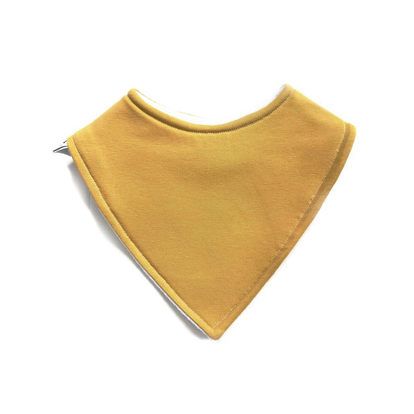 Mustard bandana bib
