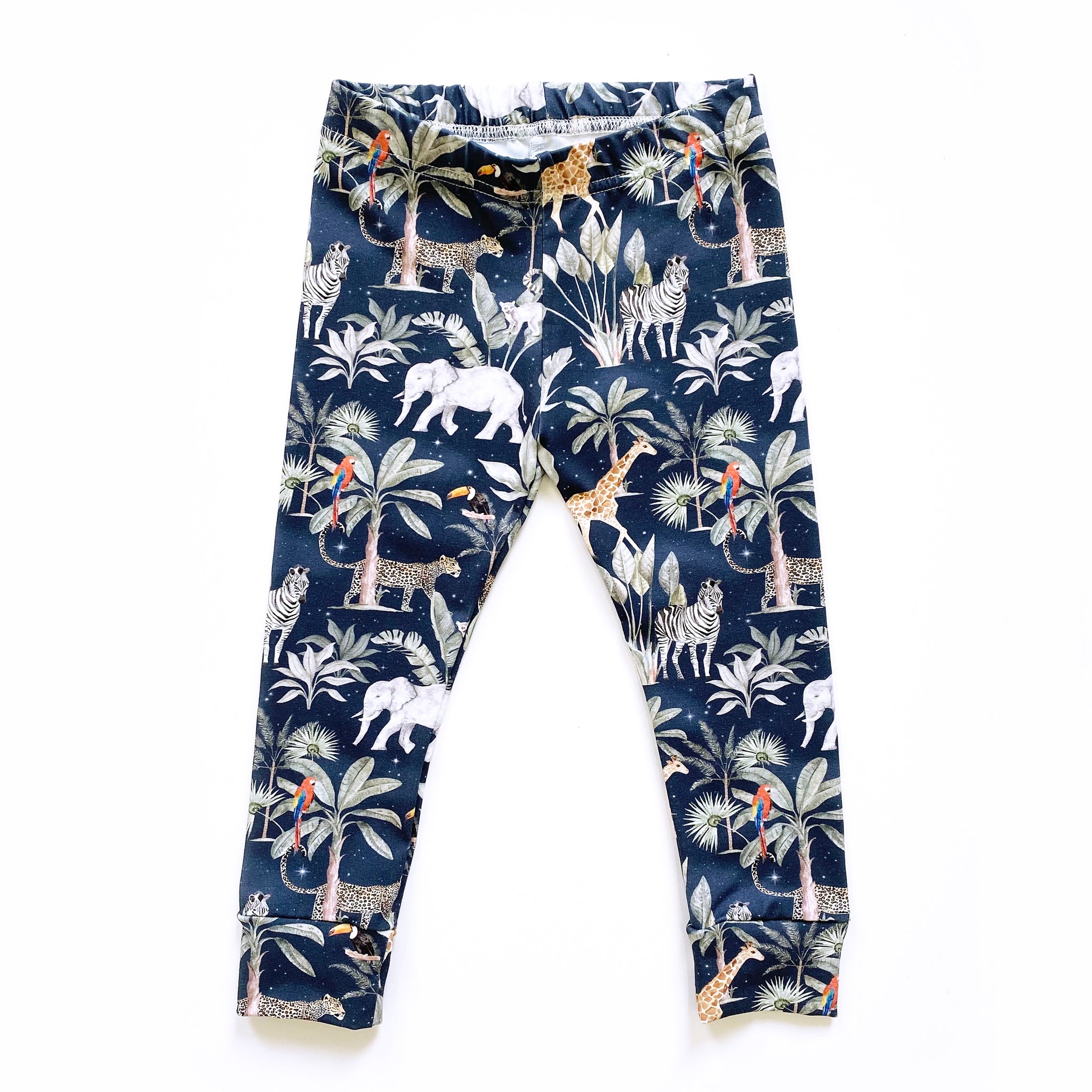 Navy safari slim fit leggings