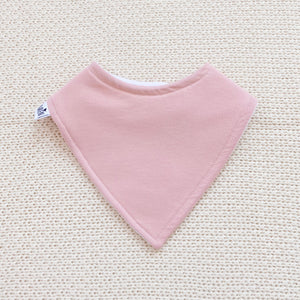 Dusky pink bandana bib