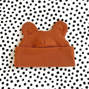 Rust bear hat