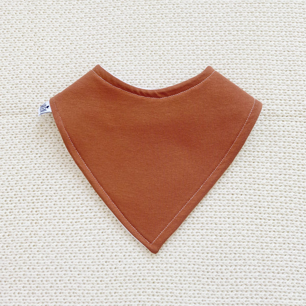 Rust bandana bib