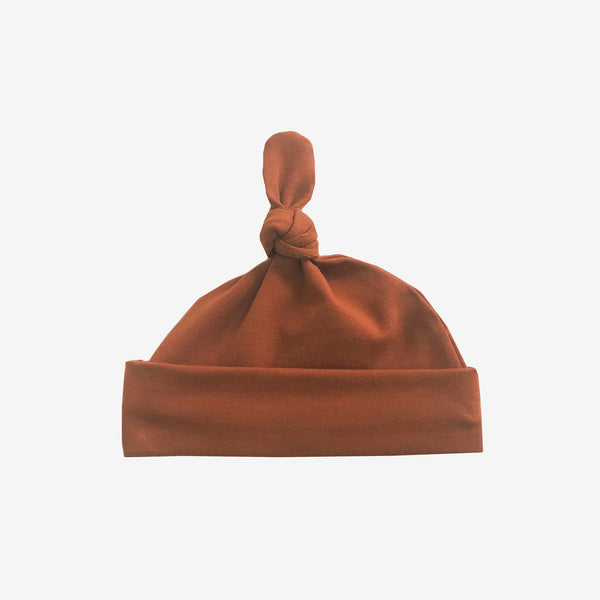 Rust knot hat