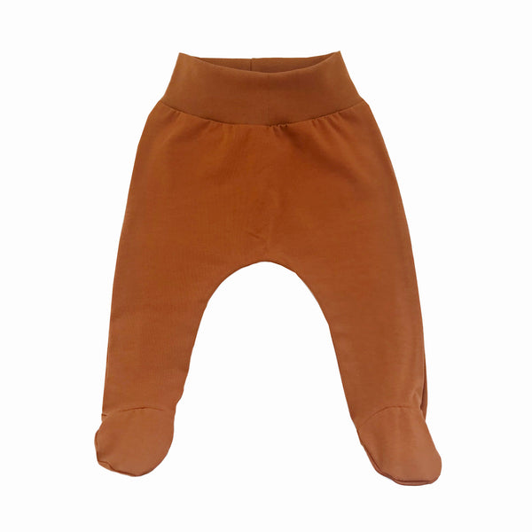 Rust footed leggings