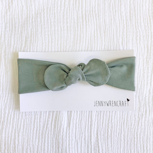 Sage green headband