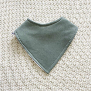 Sage green bandana bib