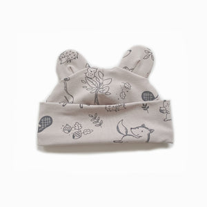Sand woodland bear hat
