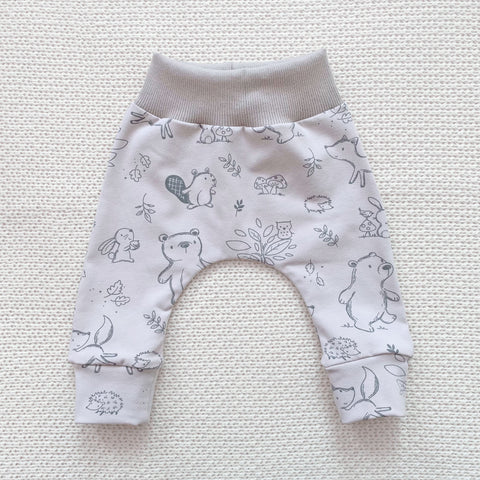 Sand woodland harem leggings