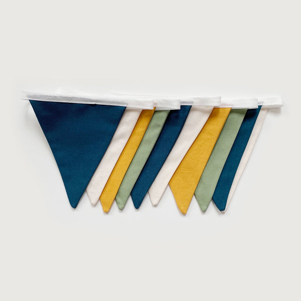 Rainbow bunting banner
